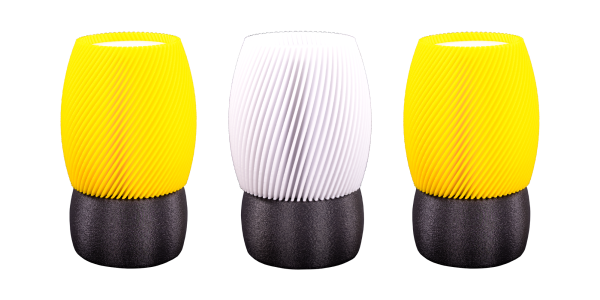 PLA+ Żółty, Biały, Szary Ciemny